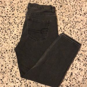 American Eagle Black Mom Jeans